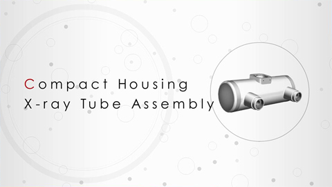Compact housing X-ray tube assembly