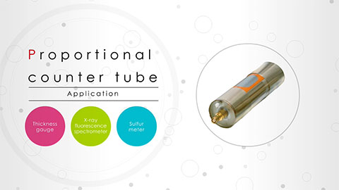 Proportional counter tube Application